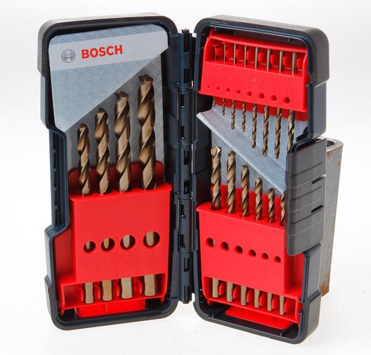 Bosch pro ssteel hss-co spiraalboorset, 18d