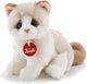 Trudi - classic knuffel kat brad 24 cm - handgemaakt in italie - zacht pluche - knuffeldier voor jongens en meisjes - gevlekt - 20x16x24 cm maat s