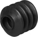 Proplus stofhoes voor oplooprem - rubber - ø 30 40 mm - 100 mm lang - zwart