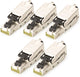 Digitus dn-93631-5 rj45-inbouwmodule keystone cat 6a 5 stuk(s)