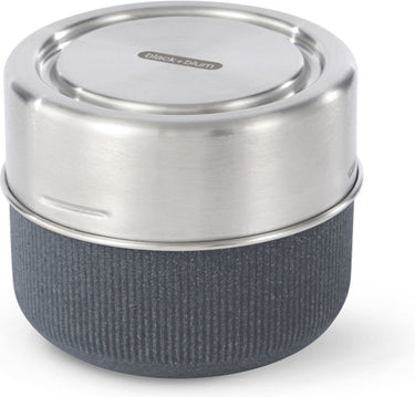 Black blum black+blum glazen lunchbox - pot - 600ml - grijs