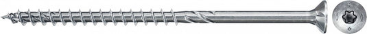 Fischer 670376 spaanplaatschroef power-fast ii 5,0 x 50 tx20 - verzonken kop - deeldraad - blauw verzinkt (200st)