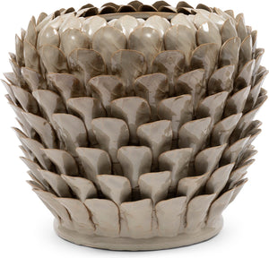 Riviera maison vaas groen - artichoke bloemenvaas - keramiek - (øxh) 39x35