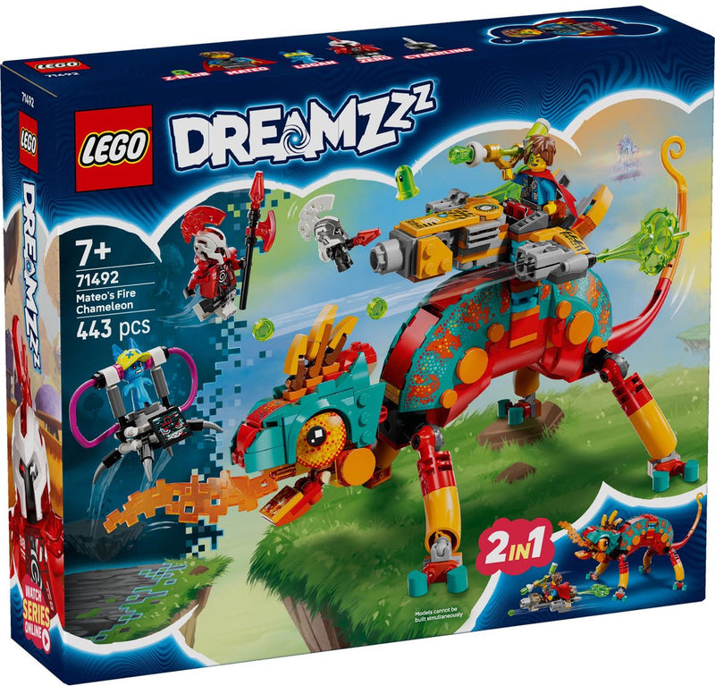 Afbeelding laden in galerijviewer, Lego dreamzzz mateo's vuurkameleon speelgoed - 71492
