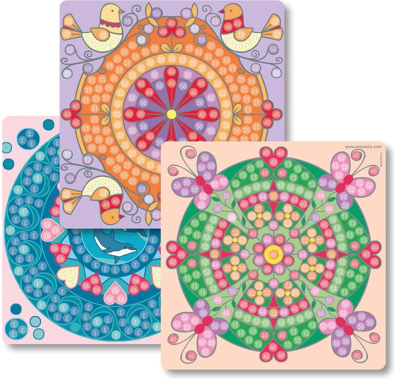 Afbeelding laden in galerijviewer, Playmais mosaic kaarten versieren trendy mandala
