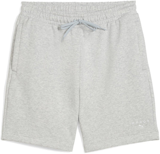 Puma sport shorts unisex x hyrox sweat short 527160 light gray heather-l