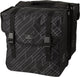 Fastrider dex dubbele fietstas - 36 liter - zwart grijs - gerecyceld en waterafstotend polyester