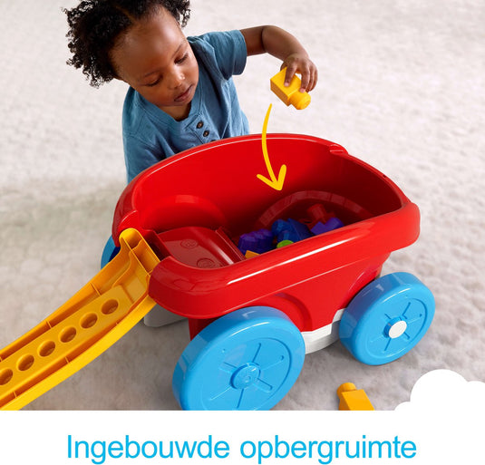 Mega bloks blokkenschepwagen - constructiespeelgoed