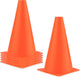 Avento slalom pionnen - soft - 6 stuks - hoogte ca. 23 cm - oranje