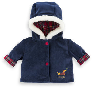 Corolle babypop jas - holidays poppenkleding 30cm winterjas.