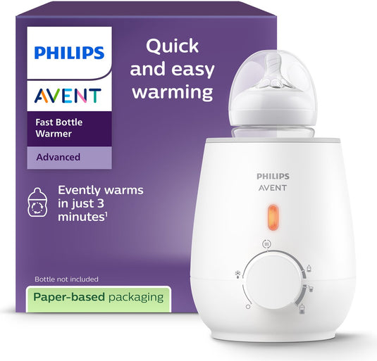 Philips avent – elektrische flessenverwarmer – verwarmt in 3 minuten - ontdooistand - scf355 09