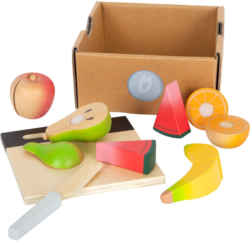 Chargez l'image dans la visionneuse de la galerie, Small foot - houten snij- en speeleten fruit set, 13dlg.

