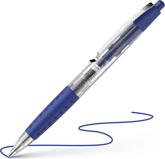 Schneider schrijfwaren schneider gelbalpen - gelion+ - penpunt f - schrijfkleur blauw - s-101003
