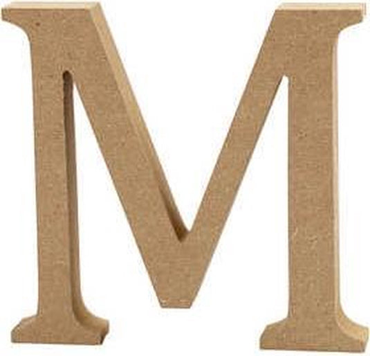 Creativ company letter m mdf 13cm, 1st.