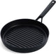 Kitchenaid classic forged aluminium grillpan ø28cm - zwart - inductie - anti-aanbak - pfas-vrij