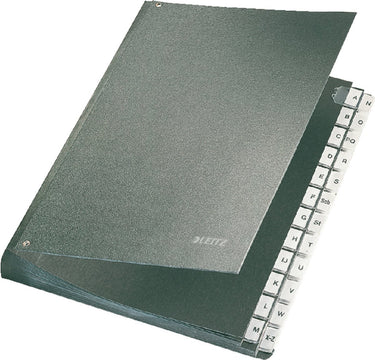 Leitz bureaumap karton - a-z tabs - a4 - zwart