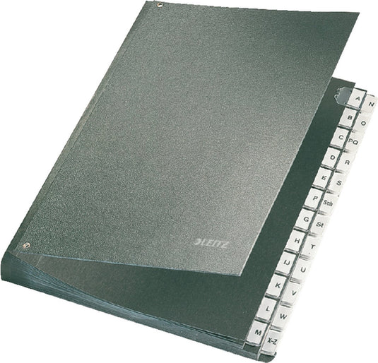 Leitz bureaumap karton - a-z tabs - a4 - zwart