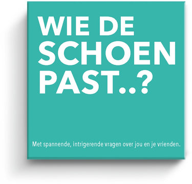 Tactic wie de schoen past..? – partyspel – kaartspel – hilarische vragen over je vrienden – vanaf 15 jaar – 3 tot 6 spelers