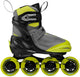 Roces moody x tif boy verstelbare skeelers kinderen – inline skates – meegroei skates – grijs groen – maat 30-35