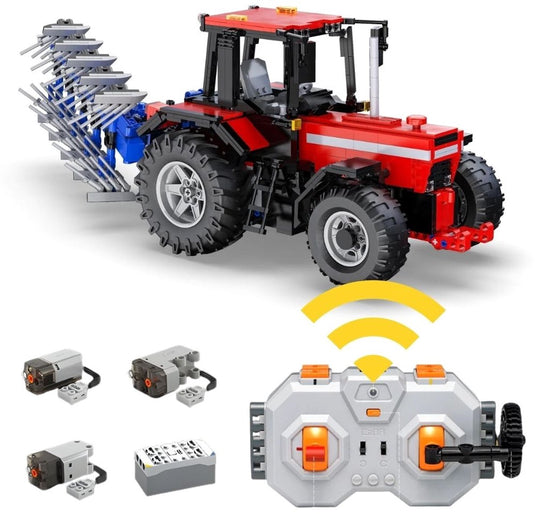 Cada bricks c61052w tractor rc bouwset | classic boerderij constructie modelbouw | hollandse cadeautjes | technische creator speelgoed ideas voor volwassenen kinderen | accu niet geschikt voor lego technic | bouwdoos met 1469 bouwstenen