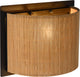 Lucide magius - wandlamp - 1xe27 - naturel - japandi