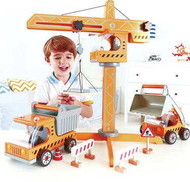 Hape houten hijskraan