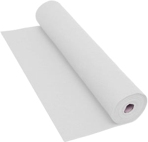 Colorations witte viltrol knutselmateriaal 160 gsm 5 meter x 45 cm.
