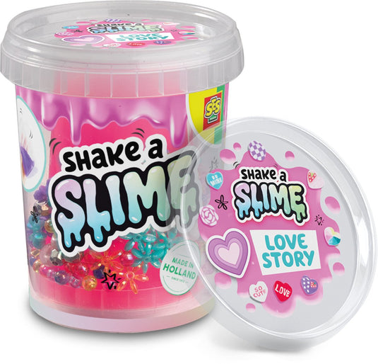 Ses creative shake a slime - love story - slijm - glutenvrij - goed uitwasbaar - voor kinderen vanaf 5 jaar - 200g