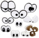 Creativ company cc grappige ogen set 2-3 cm 9 stuks