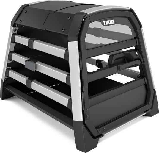 Thule allax transportmand voor honden black aluminium xs