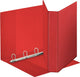 Esselte deluxe panorama ringband a4 - 4-rings d-mechanisme - rood