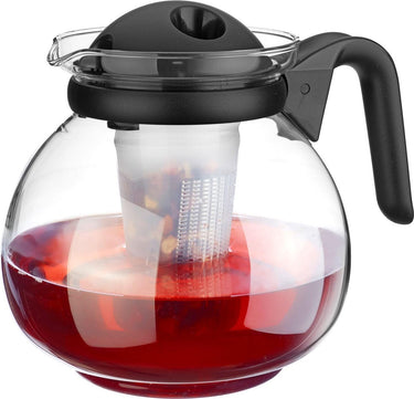 Westmark tea time theepot uit glas met infuser 1.5l