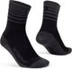 Gripgrab - merino-lined waterproof winter fietssokken gevoerd met merinowol - zwart - unisex - maat m