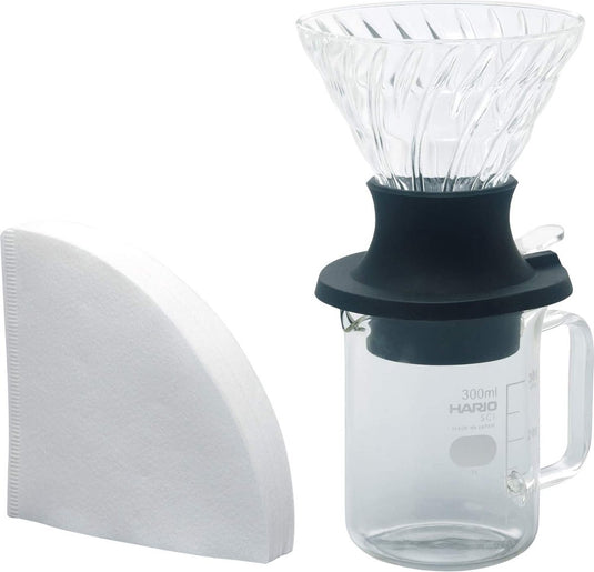 Hario v60-02 immersion switch coffee dripper server set
