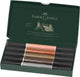 Faber-castell pitt artist pen tekenstift - dualmarker - etui 5 stuks portrait - fc-162009