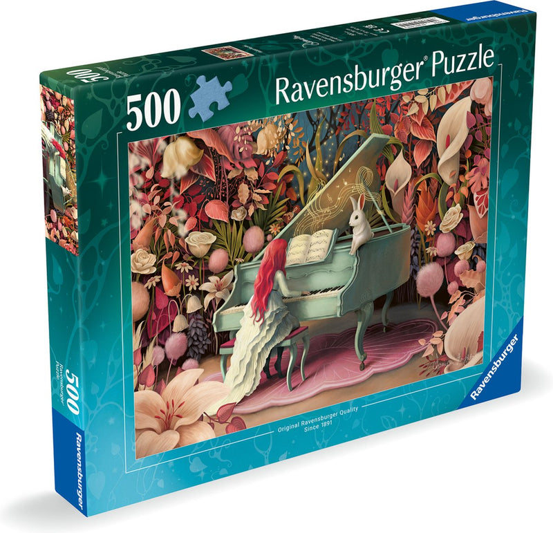 ギャラリービューアに画像をロードする, Ravensburger puzzel rabbit recital - legpuzzel - 500 stukjes
