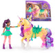 Unicorn academy – pop sophia eenhoorn wildstar - met 2 rijaccessoires en borstel - speelfigurenset