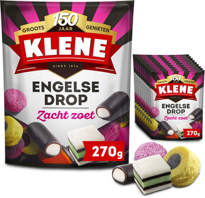 Klene engelse drop - drop - zoet - 9x270gr
