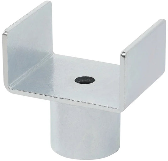 Proplus adapter voor potkrik - ø27mm - staal - zilver