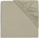 Jollein - hoeslaken jersey 40 50x80 90cm - wieg, ledikant, babybed - olive green