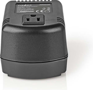 Nedis spanningsomvormer 70w – 230v naar 110v – geaarde stekker – voor amerikaanse stekker
