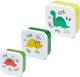 Puckator broodtrommel - snackdoos - dino - set van 3 -