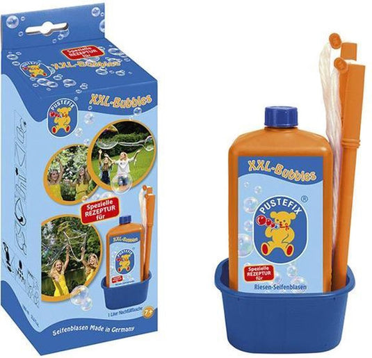 Pustefix bellenblaas - bubbel sticks xxl - met 1 liter vloeistof xxl - 7 jaar