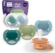 Philips avent ultra soft – superzachte siliconen fopspeen (18mnd+) – voor gevoelige huid – 4 stuks - scf093 08