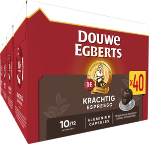 Douwe egberts espresso krachtig - intensiteit 10 12 - 5 x 40 capsules