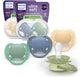 Philips avent ultra soft – superzachte siliconen fopspeen (6-18 mnd) – voor gevoelige huid – 4 stuks - scf091 53