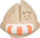 Sophie de giraf so'pure badbootje - badspeelgoed - babyspeelgoed - vanaf 0 maanden - 100% natuurlijk rubber hout - ok-biobased - 11.5x11x8 cm