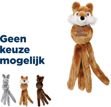 Kong wubba friend - hondenspeelgoed - assorti - m - 24,4 x 12,7 x 8,4 cm