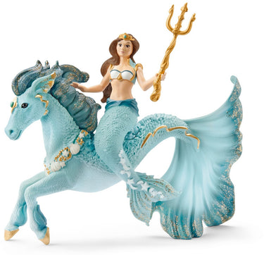Schleich bayala - zeemeermin eyela op onderwaterpaard - speelfiguur - kinderspeelgoed voor jongens en meisjes - 5 tot 12 jaar - 70594