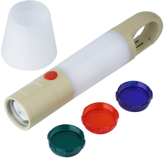 Selected by broeroutdoor falcon eye sicklight led kampeerlamp rgb filters 1000 lm